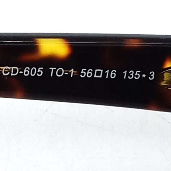 Catherine Deneuve Sunglasses CD-602 TO-1 Women's Brown Tortoise " Note No Case " - Picture 7 of 12